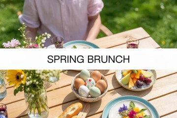 Young interracial couple toasting at summer picnic — Black woman in yellow sundress, white man in light blue shirt, hero/banner image with copy space right