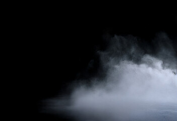 Fototapeta premium Dark Winter Mist Background