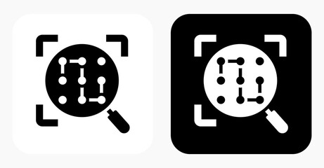 Pattern Recognition black and white icon