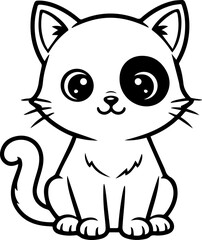 animals outline character drawing for colouring  black and white animal silhouette 