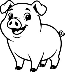 animals outline character drawing for colouring  black and white animal silhouette 