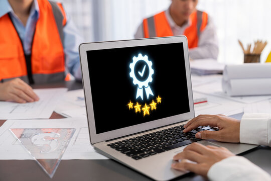 Online product certification, marking a key achievement. Demonstrates commitment to quality and trustworthiness by having product certification passed. brisk