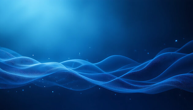 Abstract modern corporate background with blue gradient waves, subtle geometric shapes, soft light effects, perfect for presentations and websites, ultra HD.”