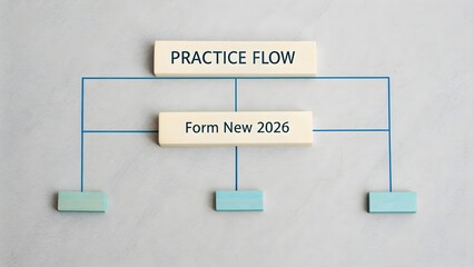 Minimal overhead view of flowchart diagram showing business process
