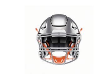 Football helmet illustration isolated on transparent background
