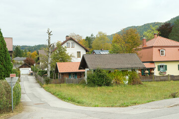 Charming Traditional European Village with Picturesque Houses and Historic Architecture
