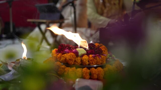 Mata Ki Chowki | Devotional Hindu Ceremony, Bhajan & Aarti Event, Spiritual Celebration, Maa Durga Worship & Religious Community Gathering