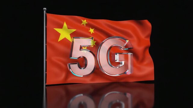5g with the Chinese flag.