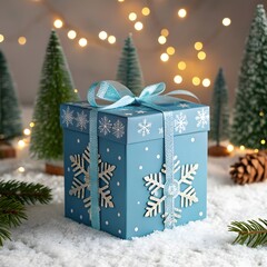 christmas tree with gift boxes