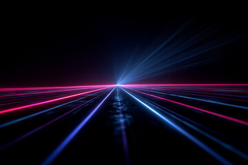  Laser light trails forming 2026 in futuristic long-exposure style.
