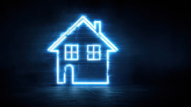 Hacking of Smart Home Device Highlights Security Risks in Digital Locks and IoT Technology at Night - Powered by Adobe