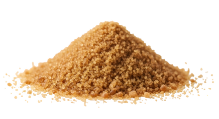Brown Sugar Pile, isolated on transparent background