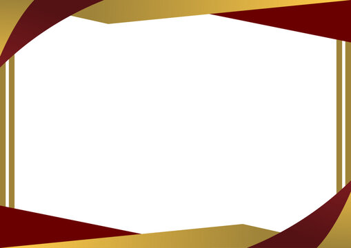 golden red certificate border certificate border frame design