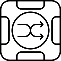 Shuffle Icon