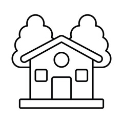 House Roof Vector icon which can easily modify or edit