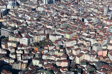 Top view of Istanbul city, Turkey