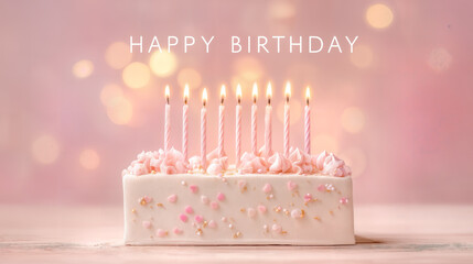 Celebrate a special birthday with cake