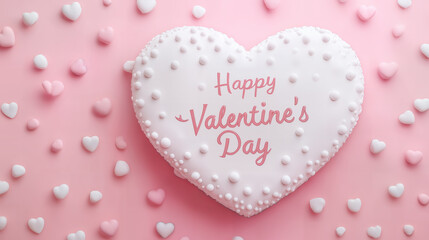 Valentine's Day heart shaped gift card