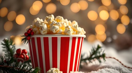 popcorn and movie tickets