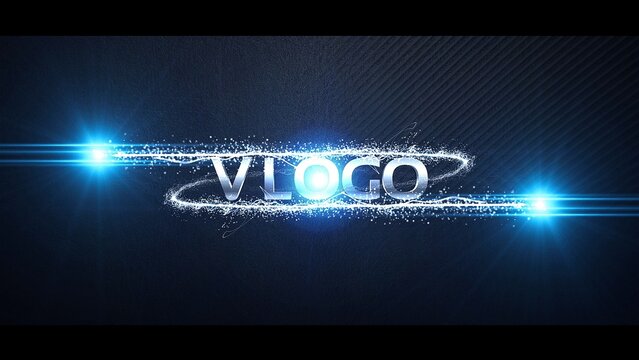 Particle Streaks Logo