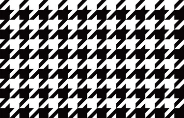 モノクロの千鳥格子　タイプA　Web　Adobe Illustrator Artwork