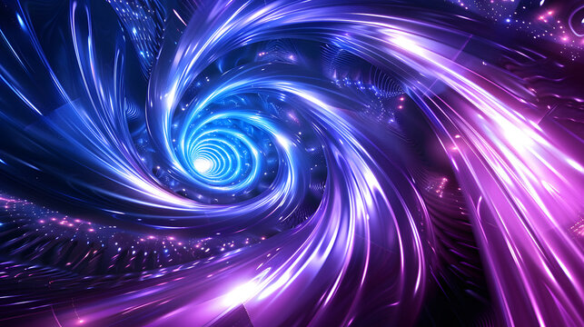 Vibrant double helix DNA strands in glowing colors, symbolizing genetics, biotechnology, and scientific research.