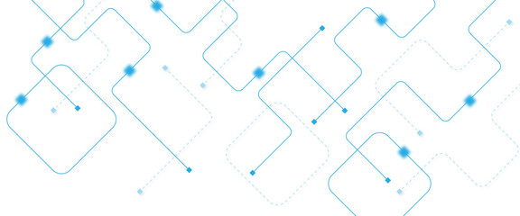 Abstract futuristic technology background. Technology background with crossed lines and dots.