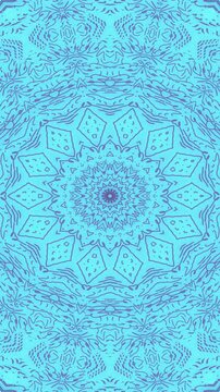 blue mind visuals, psychedelic kaleidoscope, blue kaleidoscope loop, trippy geometric patterns, hypnotic fractal motion, dj visual background, psychedelic dj lights, abstract blue symmetry, seamless 
