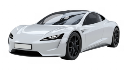 EV showcases sleek design and clean energy, AI, PNG