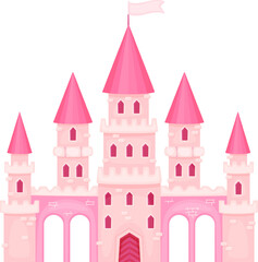 Princess castle symbolizing dreams and childhood fantasy © Frogella.stock