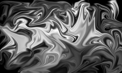 Obraz premium abstract black metallic liquid background