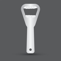 Bottle opener equipment with teeth