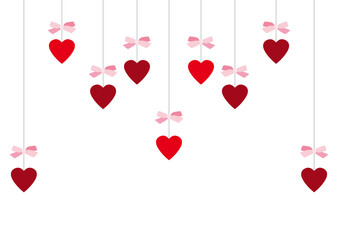 heart design creative on white background illustration vector