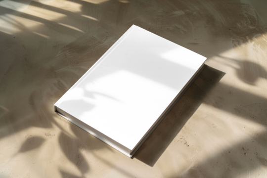 Minimalist book mockup png, transparent design - Powered by Adobe