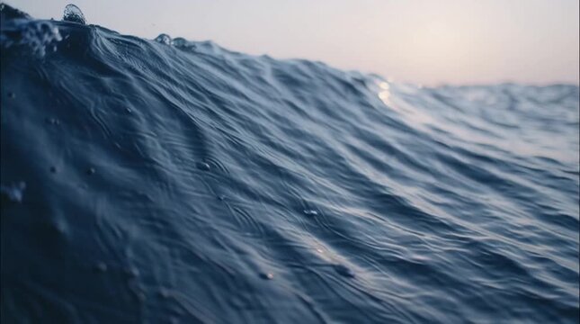Aquatic. Nautical. Wave birth. Sea. Element. Waves in the open ocean. Stormy weather. Deep blue waters