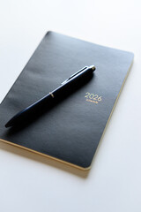 2026年スケジュール帳とペン