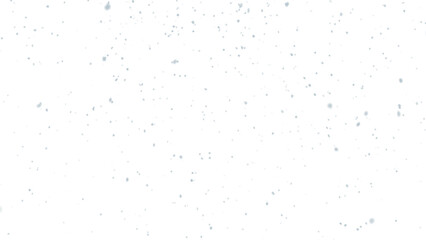 Fototapeta premium PNG falling snow on a transparent background. Gentle snowfall with light snowflakes, soft snow flakes and a clean winter scene. Includes subtle bokeh lights in vector style.