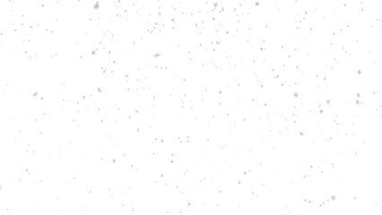 PNG falling snow on a transparent background. Gentle snowfall with light snowflakes, soft snow flakes and a clean winter scene. Includes subtle bokeh lights in vector style.