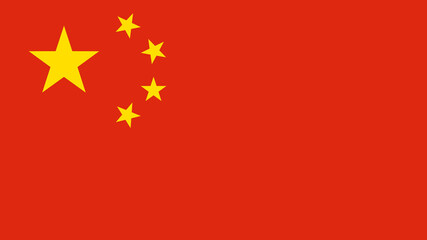 People's Republic of China National Flag - Official Red Five-Star Symbol
