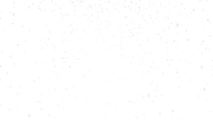 PNG winter snow falling over a transparent background. Smooth snowfall, tiny snowflakes, drifting snow flakes forming a bright snow background. Comes with delicate bokeh lights