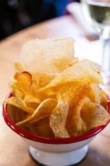 Homemade potato chips, 