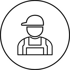 Construction worker icon builder plumber painter welder engineer maintenance labor character vector pack, black and white and solid professional industry tool avatar symbols for service and repair