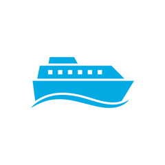 Ship icon vector illustration. shipping symbol.