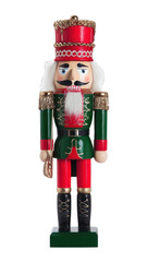 PNG Festive wooden nutcracker soldier