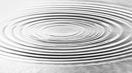 Fototapeta premium expanding. Concentric circular ripples expanding outward on a water surface, minimalist pattern. public awareness campaigns.