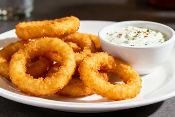 American food Onion Rings