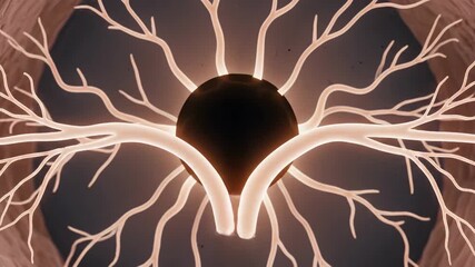 Human Eye with DNA Strand and Neural Network Connections Representing Genetic and Neurological Health. - Powered by Adobe