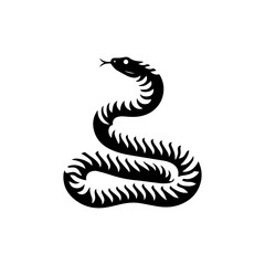 Saw-Scaled Viper Snake Vector 4 | Highly Venomous Desert Viper Illustration