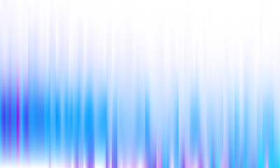 Corrugated iridescent glass background with gradient ribbed abstract design and blue pattern. Color effect with neon line blur and metal
