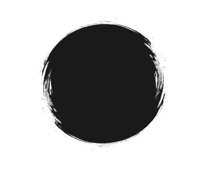 Grunge ink ring PNG, round charcoal brush blob, hand-drawn textured circle stain, abstract black spot isolated on transparency. - Powered by Adobe